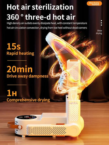360° Hot Air Shoe Dryer – Rapid Boot & Footwear Drying Machine
