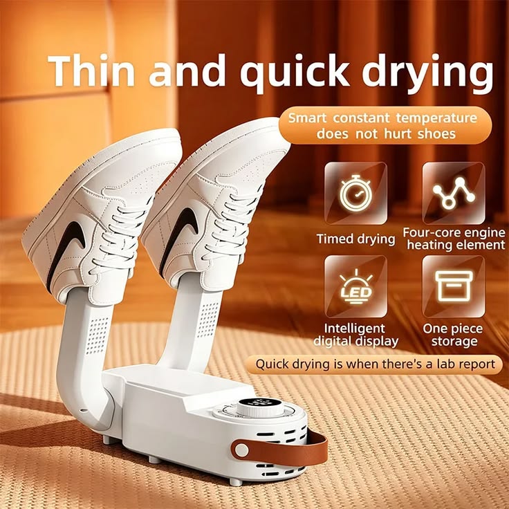 360° Hot Air Shoe Dryer – Rapid Boot & Footwear Drying Machine